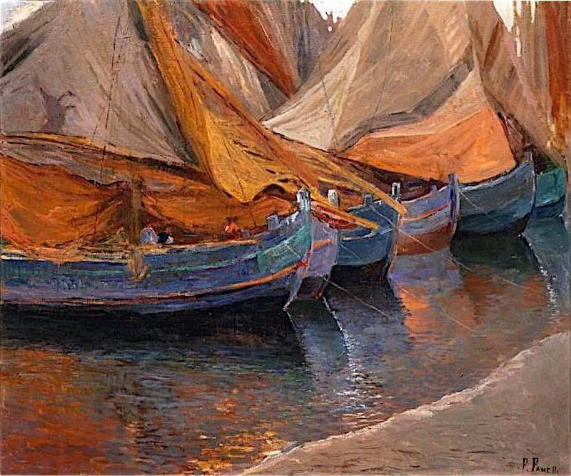 Barche di pescatori a Viareggio